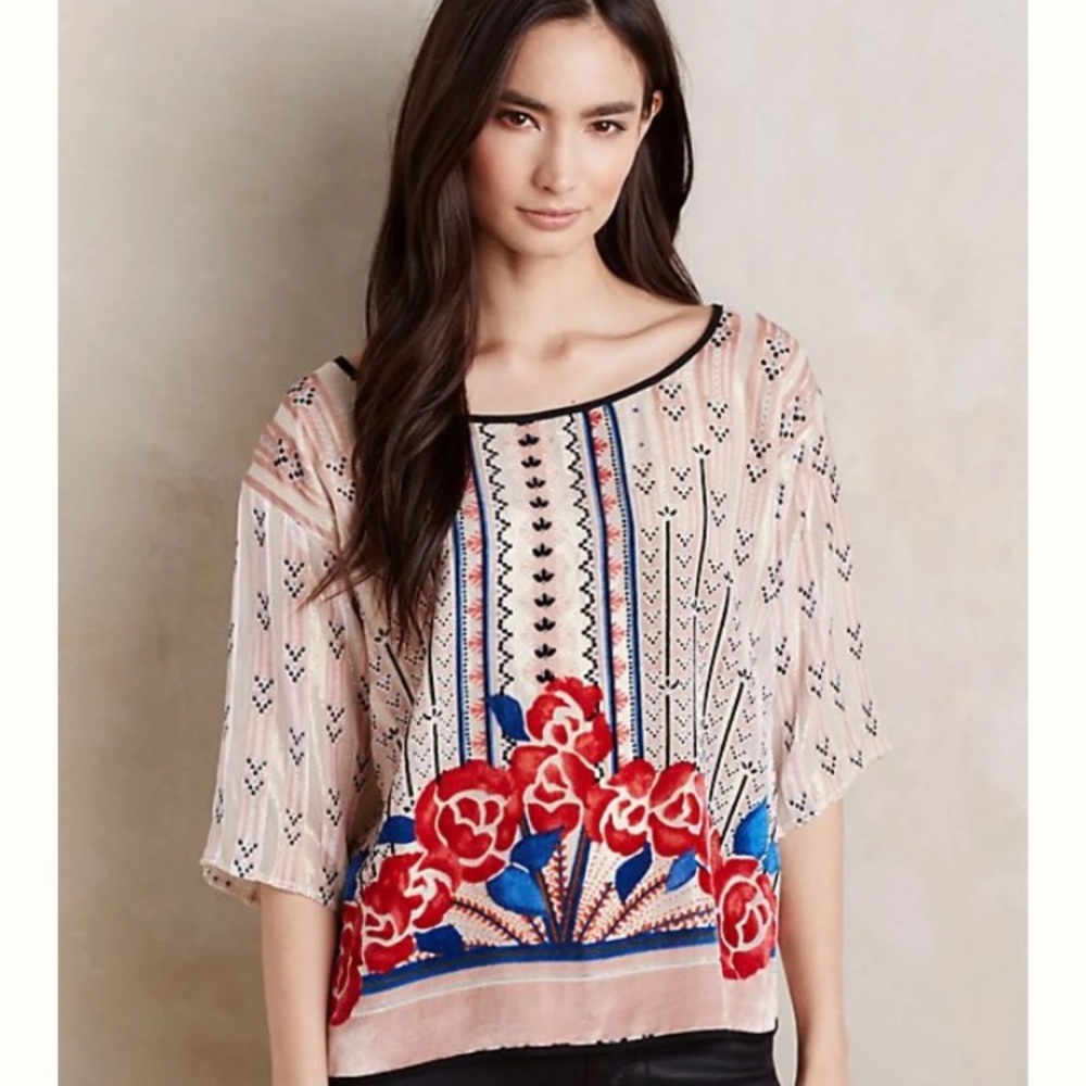 Anthropologie Posey Peasant top